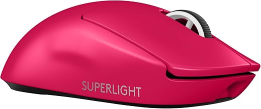 Logitech G PRO X Superlight 2 SE Wireless Gaming Mouse, 60 g pro-Grade Mouse with 5 programmable Buttons, 44K DPI Sensor, 888+ IPS, 1 kHz Report Rate, USB-C Charging for PC/Mac - Pink