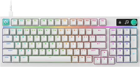 Logitech G316 X 98 Mechanical Gaming Keyboard (Linear) - White