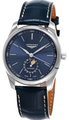 Longines Master Collection Moonphase Automatic Men's Watch Blue Dial L2.909.4.92