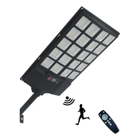 Luz Solar Para Calles Reflector Farolas Solares Lampara Led 900w Blanco Fr&iacute;o