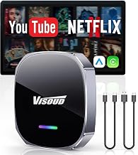 Magic AI Video Box Support Net-Flix&YouTube&TikTok, 3s Fast Auto-Connect Wireless CarPlay Adapter, 5.8GHz WiFi Zero Delay Carplay Wireless Adapter, Plug & Play for Apple iPhone & Android Auto