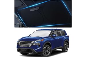 Magnelex Car Windshield Sunshade &ndash; Double-Layer Design for 2X Heat Blocking, Blocks UV Rays, Foldable Sun Shade for Cars, Trucks & SUVs, Keeps Interior Cooler, Medium (59 x 31 in)