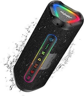 Magnetic Bluetooth Speaker for Golf Cart, 24H Playtime, IPX7 Waterproof, Wireless Outdoor Portable Speakers with Strong Magnet, Loud Stereo Sound for Golf, Bike, Camping, Party, Beach, Gifts for Men