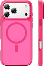 Magnetic for iPhone 17 Pro Case, Compatible with MagSafe, [Military Grade Drop Protection] Translucent Matte Shockproof Protective Anti-Fingerprint Phone Case, 6.3", Desert Gold