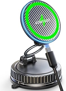 MagSafe Car Mount Charger 15W, Magnetic Wireless Car Charger [89+LBS Strong Suction, 2800gf Strong Magnetic] Car Phone Holder, Phone Holders for Your Car Accessories for iPhone 17-12, Samsung, Gifts