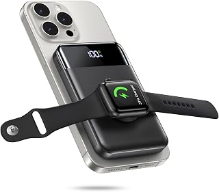 for Magsafe Portable Charger, 10000mAh 22.5W Power Bank for iPhone 17/16/15/14/13/12, Travel Essentials USB-C Wireless Magnetic Battery Pack Fast Charging for Apple Watch Ultra/11/10/9/8/7/6/SE