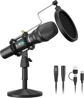 MAONO HD300T USB XLR Dynamic Podcast Microphone for PC & Audio Interface