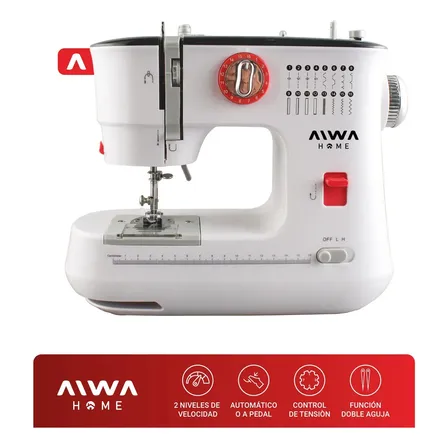 M&aacute;quina De Coser Aiwa 16 Estilos De Puntadas 2 Velocidades