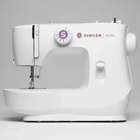 M&aacute;quina de coser recta Singer Dom&eacute;stica M1605 portable color blanco