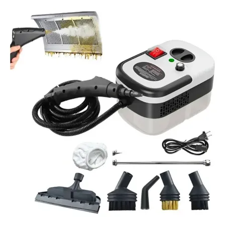 M&aacute;quina Limpiadora A Vapor Port&aacute;til Para Hogar Auto Cocina Blanco