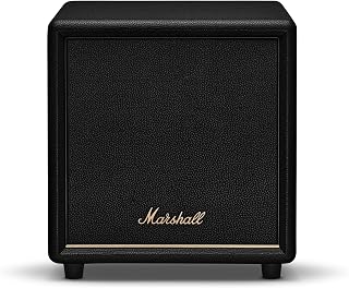 Marshall Heston Sub 200 Subwoofer - Deep Bass for TV, Movies, and Music | Bluetooth LE and RCA Mono Connectivity - Black