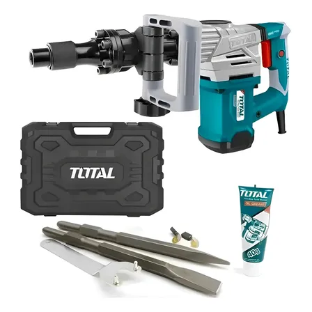 Martillo Demoledor Total 20 Joules Hexagonal 1300w 2 Cincele Verde