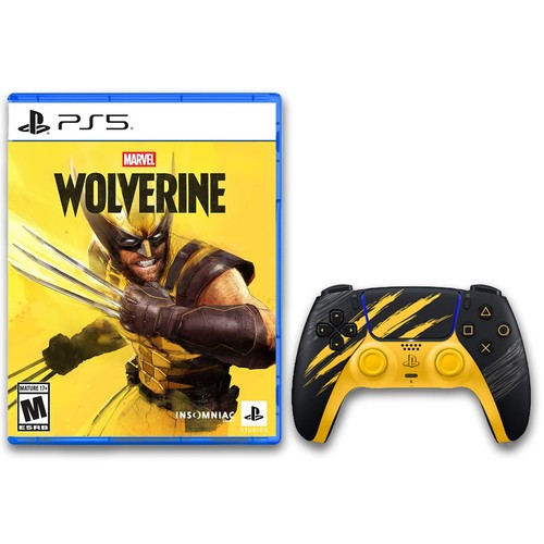 Marvel Wolverine PlayStation 5 + PlayStation 5 DualSense Wireless Controller