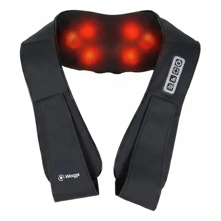 Masajeador Cervical Espalda Hombros Pie Calor Lumbar Waggs