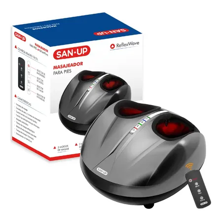 Masajeador Shiatsu ReflexWave para Pies San-Up con 3 Niveles de Calor y Modos de Masaje