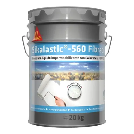 Membrana liquida fibrada sika sikalastic 560 blanco 20kg impermeabilizante 1 unidad