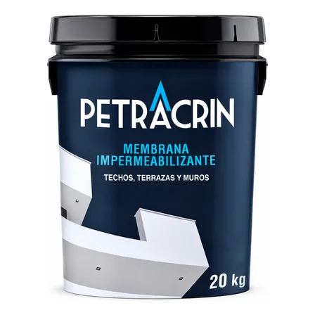 Membrana Liquida Para Techos Profesional Petracrin 20 Kg Lts