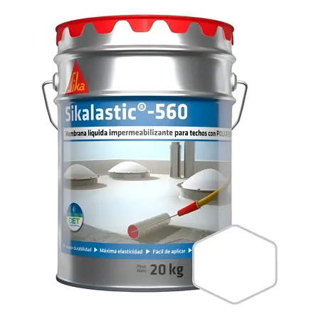 Membrana L&iacute;quida Sikalastic 560 Impermeabilizante 20lts-sika Mate Blanco