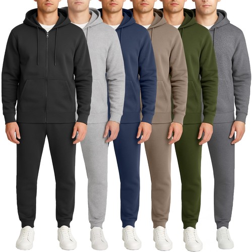 Men's 2-Piece Tech Fleece Tracksuit, Full-Zip Hoodie, Jogger Pants (S-3XL)