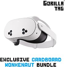 Meta Quest 3S 256GB | VR Without Wires &mdash; Gorilla Tag Cardboard Monkenaut Bundle &mdash; Amazon Exclusive&mdash;Access to 40+ Games with a 3-Month Trial of Meta Horizon+ Included