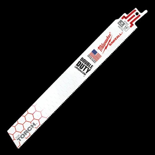 Milwaukee 48-01-7787 (9" Torch SAWZALL Blades for Metal Cutting - 100 Pack)