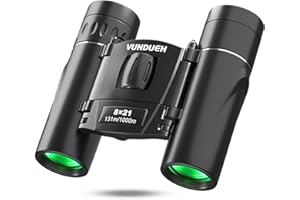 Mini Compact Binoculars for Adults and Kids - Waterproof High Powered Easy Focus Small Binocular, Ideal for Bird Watching, Hunting, Concert, Theater, Travel, Hiking, Sightseeing & Outdoor Sports