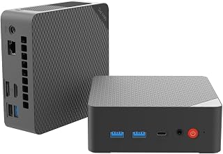 Mini PC Ryzen 5 3500U, 8GB/256GB, Win11, Triple 4K WiFi/BT for Home/Office | 3x 4K via USB-C/HDMI/DP, VESA mount, compact. Ideal for business, student, remote work. Ready out of box. Low power, quiet