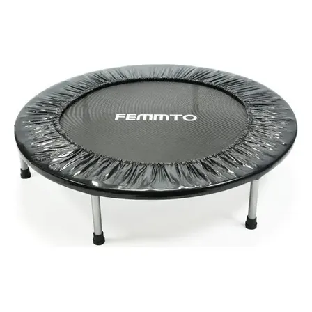 Mini Trampolin Cama Elastica Negro - 1 Mts Profesional