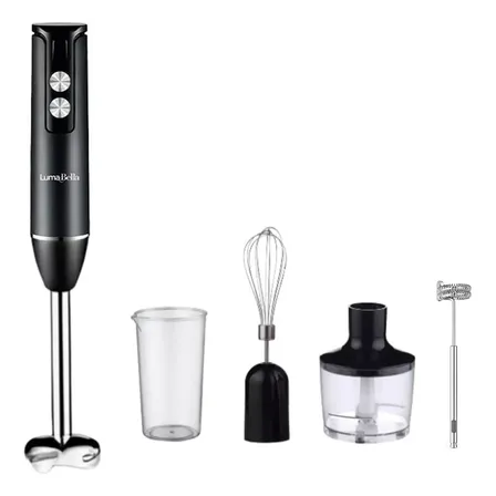 Minipimer Mixer Licuadora Batidora De Mano 4 En 1 Accesorios