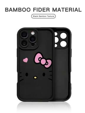 Miniso Cute Hello Kitty Pattern Phone Case Compatible With IPhone  14 13 12 Pro Max 11 XS XR 8 PlusShockproof Soft TPU Full Coverage Protective Cover, Lovely Cartoon Kawaii Aesthetic Phone Shell For Girls Women, Scratch Resistant Slim Fit Phone Protector 