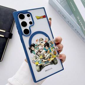 Miniso pcs Dragon Ball Classic Group Characters Driving Car Manga Print Phone Case Transparent Magnetic Shockproof Case Suitable For Samsung S26 Ultra/S26 Plus/S26/S25 Ultra/S25 Plus/S25/S24 Ultra/S24 Plus/S24/S23 Ultra/S23 FE/S23 Plus/S23/S22Ultra/S22 Pl