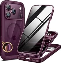 Miracase for iPhone 18 Pro Max Case with Privacy Screen Protector, Blue