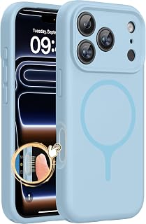 Miracase Silicone & Magnetic for iPhone 18 Pro Max Case, Black