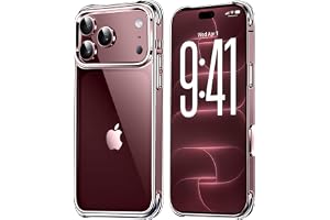 Mkeke for iPhone 18 Pro Case Clear [Not-Yellowing] | [Military-Grade Drop Protection] Shockproof Protective Phone Bumper 2026