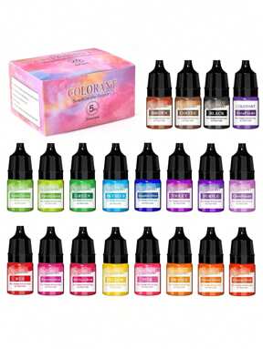 ml 20 Colors Candle Dye Suitable For Silicone Mold DIY Handmade Scented Candles Soap Dye Soy Wax Colorant $.86 Flash Sale