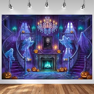 Mocsicka Halloween Spooky Medieval Castle Backdrop
