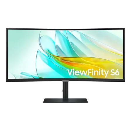 Monitor 34 Samsung Viewfinity S6 S65uc Uwqhd 100hz Color Negro