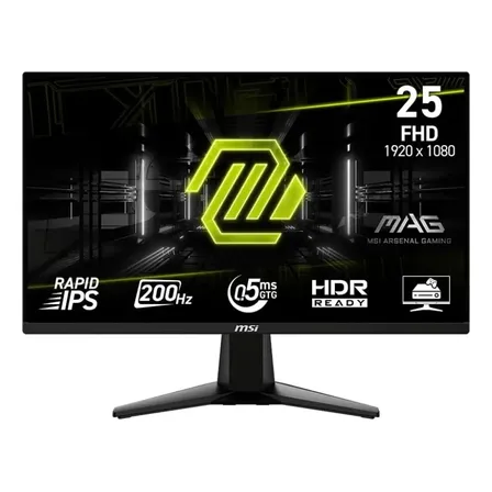 Monitor Gamer Msi Mag 255f E20 25 Pulgadas Full Hd 200hz Color Negro