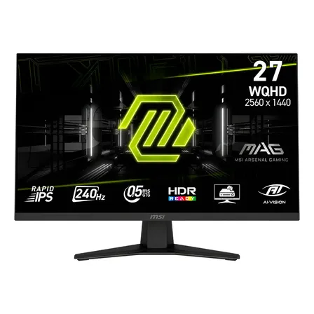 Monitor Msi Mag 274qf X24 27 Wqhd 240hz 0.5ms Rapid Ips Negro