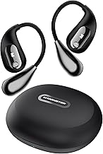 Monster Open Ear AC210 Headphones, Bluetooth 5.4 Earphones Stereo Sound, Wireless Headphones 30 Hours Playback, Type-C Charging, IPX5 Waterproof Open Ear Earbuds,Black