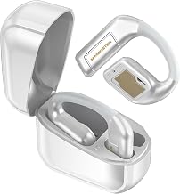 Monster Open Ear AC310 Headphones, Bluetooth 5.4 Wireless Earbuds with HiFi Sound, Open Ear Earbuds with 60H Playtime, ENC Clear Call, Touch Controls, IPX5 Resistance Wireless Headphones (Light White)