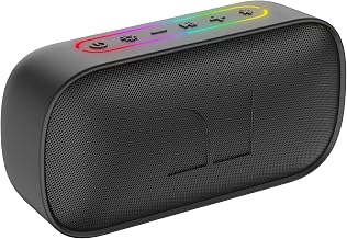 Monster S150 Speaker, IPX7 Waterproof Wireless Speaker, 24W Stereo Sound with Pure Bass, Bluetooth 6.0, TWS Pairing, HD Calling, 20H Playtime, RGB Lights Perfect for Outdoor, Party, Beach, Home, Gifts