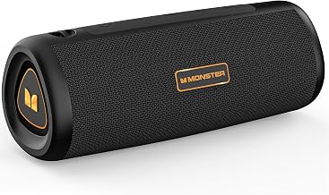 Monster S230 Bluetooth Speaker, Wireless Speaker with 30W Loud Stereo Sound, Wireless Stereo Pairing, 24H Playtime, Bluetooth 6.0 Supports TF Card, AUX for Outdoor