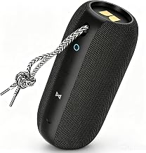 Monster S320 Bluetooth Speaker, 40W True Wireless,360&deg; Stereo Sound Effect,IPX7 Waterproof, 32 Hour Playing Time,Suitable for Outdoor Portable Speaker,Black