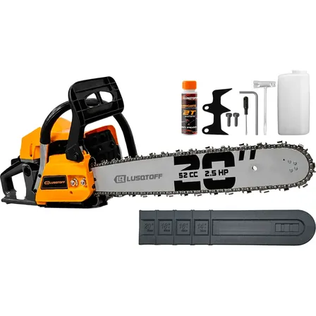 Motosierra Naftera 52cc Espada 20 Pulgadas Lusqtoff Naranja