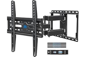 Mounting Dream Full Motion TV Wall Mount for 32-70 Inch TVs up to 99lbs | Mount Bracket with Swivel and Tilt, TV Bracket with Articulating Dual Arms, Fits 16&rdquo; Studs, Max VESA 400X400 mm, MD2380