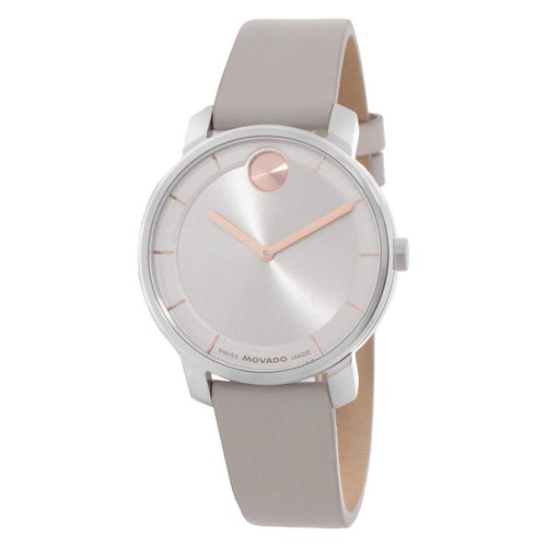 Movado Bold Access Quartz Grey Dial Ladies Watch 3601071