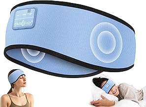 MUSICOZY Sleep Headband Headphone Soft Bluetooth Headphones for Sleeping | Bamboo Cotton Sport Headphone for Side Sleepers Wireless Headbands with Ultra-Thin HD Stereo Speaker for Women Men