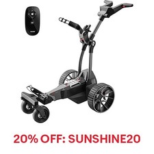 NAVEE Birdie 3X Auto Follow Electric Golf Push Cart Remote Foldable-Open Box