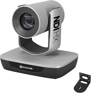 NDI Camera with 20X Zoom 3G-SDI HDMI USB Video, Budget PTZ Camera for Church Worship Live Streaming, PoE IP Livestream Video Camcorder for Video Production(AV-E20-NDI)